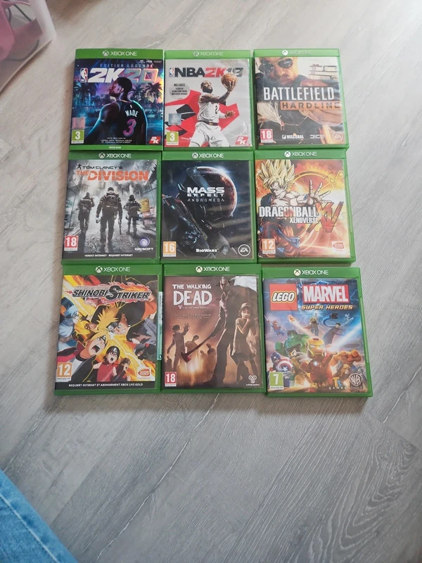 Jeux xbox one au choix